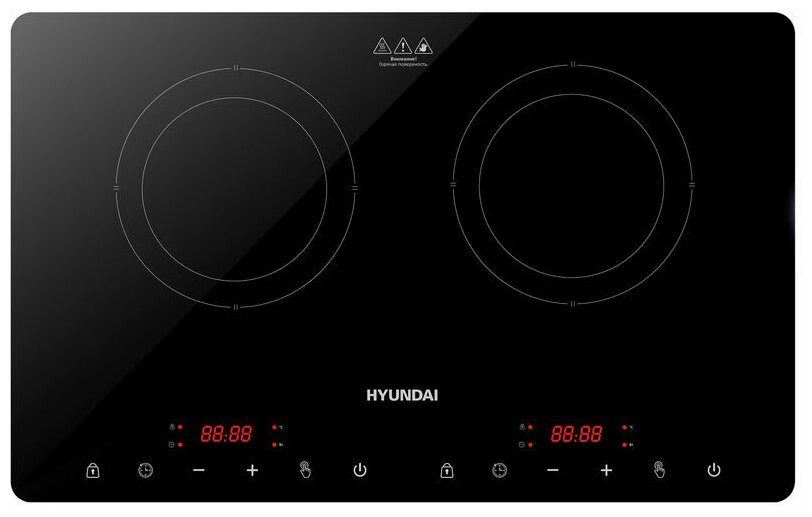 Плита Индукционная Hyundai HYC-0109 черный стеклокерамика (настольная)