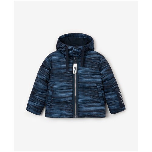 Куртка демисезонная стеганая синяя Gulliver, для мальчиков, размер 104, мод. 12304BMC4101