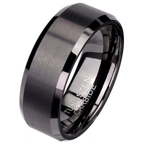 фото Кольцо spikes, размер 22, черный