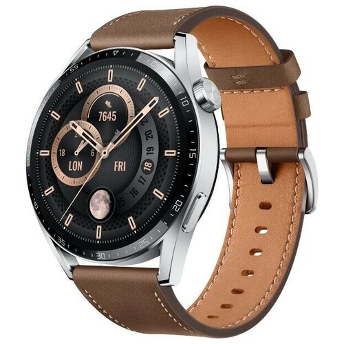 Умные часы HUAWEI Часы Watch GT 3 46mm Classic Silver/Brown