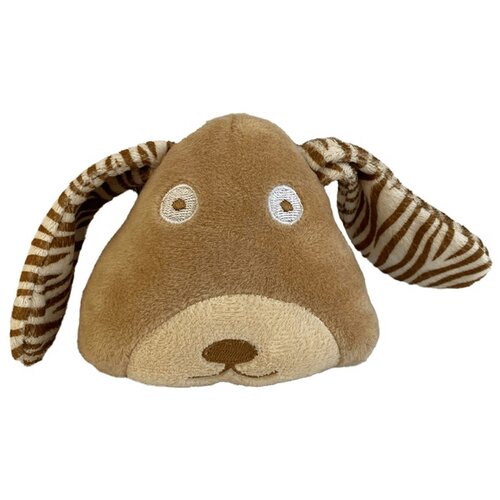 Мордашка кролика плюшевая с Пищалкой для собак 10см