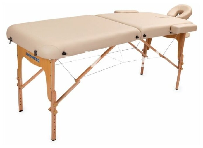 Mizomed Premium Pro 2 XL (80 см), массажный складной стол, цвет кремовый - фотография № 16