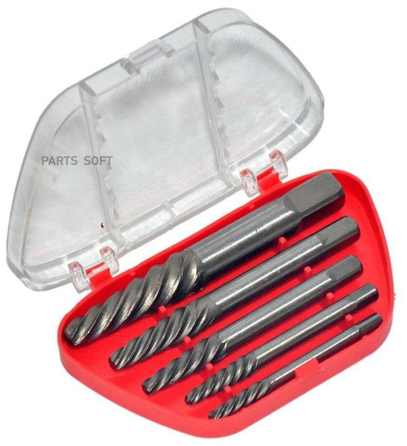 фото Набор экстракторов усиленных AV Steel 3-18mm 5 предметов AV-921111