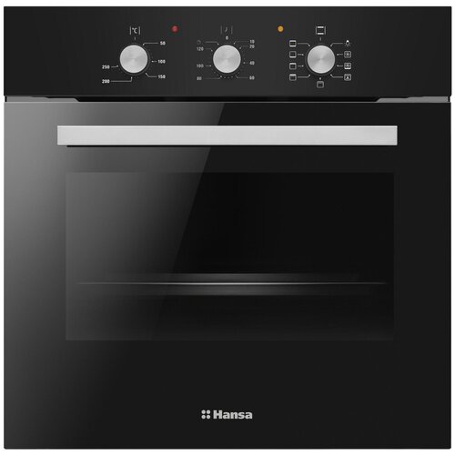 Электрический духовой шкаф Hansa BOES68181 черный 30000000₽