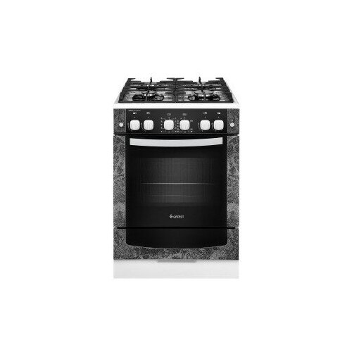 Плита газовая GEFEST 6500-02 0313 белый с рисунком мрамор полный гконтроль 3298900₽