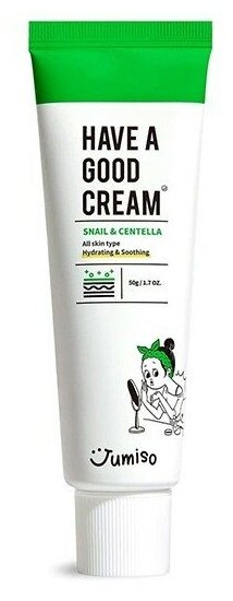 Увлажняющий и успокаивающий крем Jumiso Have A Good Cream Snail & Centella, 50г