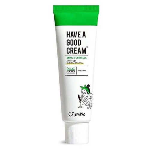 Увлажняющий и успокаивающий крем Jumiso Have A Good Cream Snail & Centella, 50г