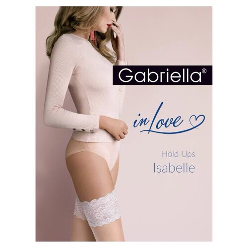 Чулки Gabriella Isabelle, размер 3-4, бежевый