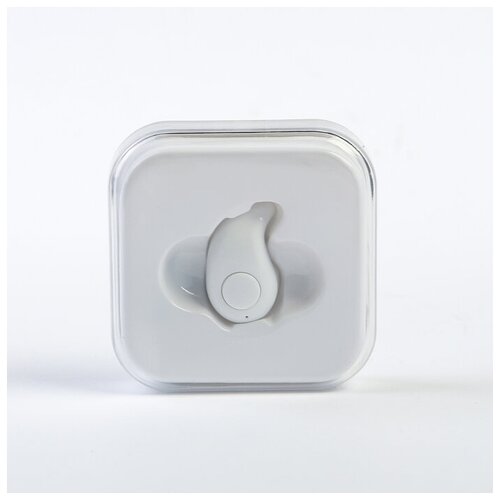 Наушник беспроводной LuazON RX-3 микрофон АКБ 50 мАч белые В наборе 1шт 40100₽