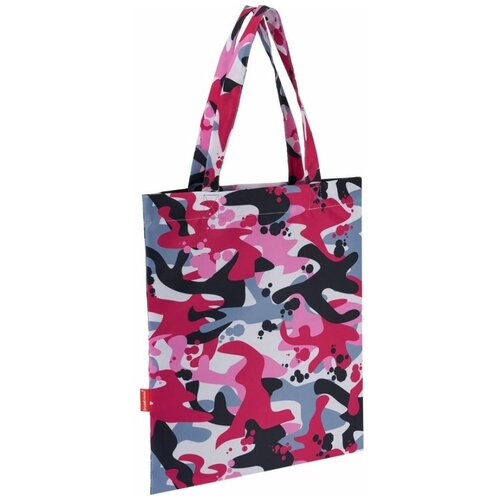 Сумка шоппер ErichKrause, розовый, белый сумки для мамы erichkrause сумка шоппер camo 10l 40x32 см