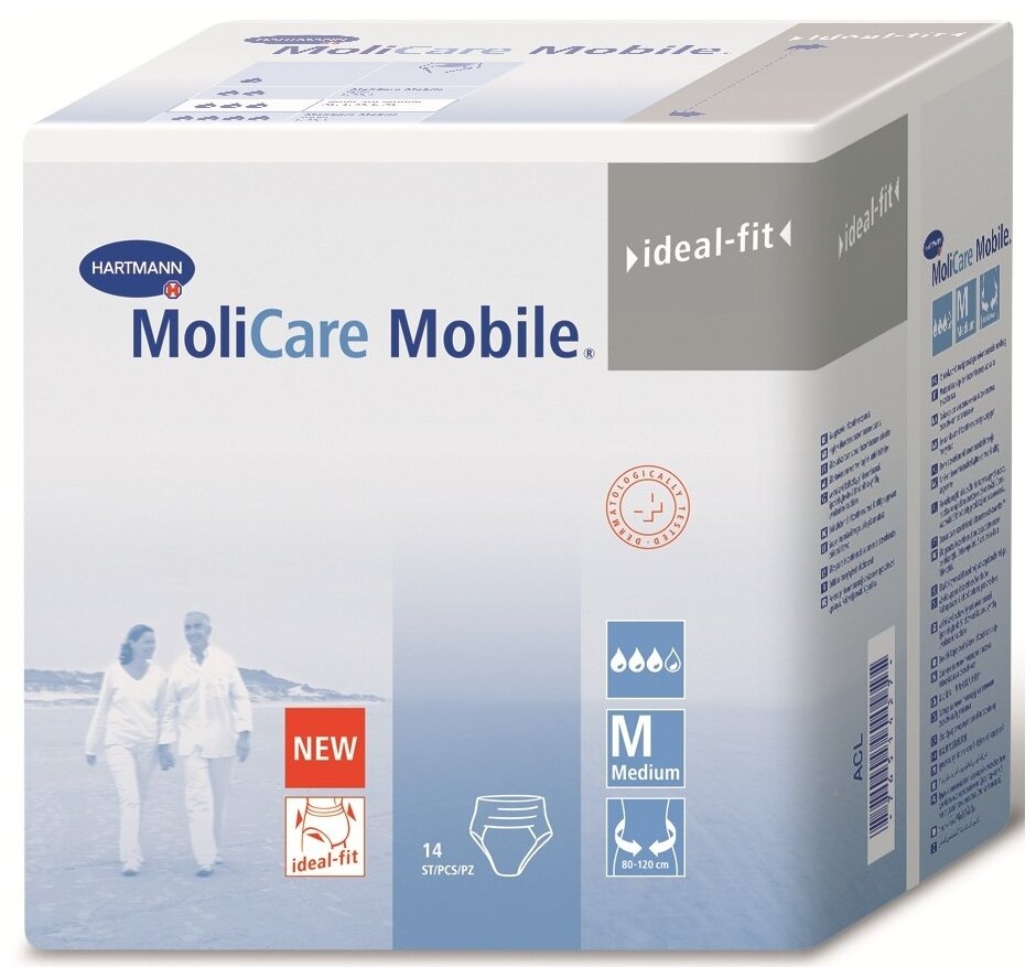 Трусы впитывающие Hartmann MoliCare Mobile, M (14 шт.)