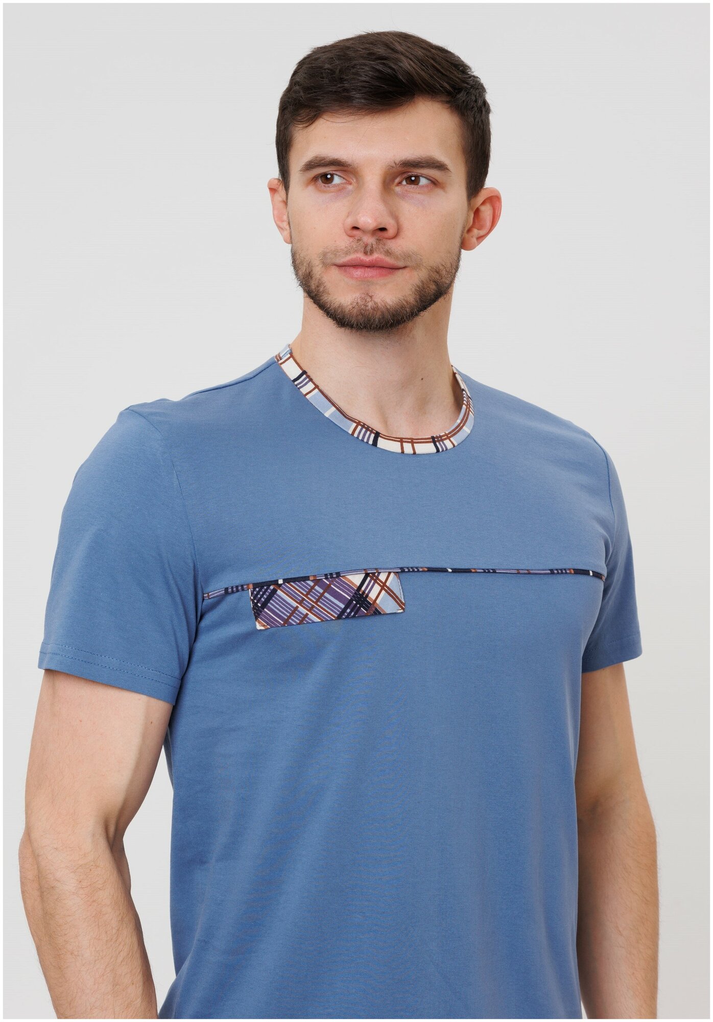 Костюм мужской домашний Modellini 1722/1 футболка с бриджами - фотография № 5