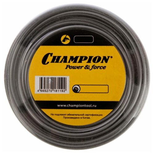 Корд триммерный Aluminium (3 мм, 28 м, круг) CHAMPION C7036 15949565