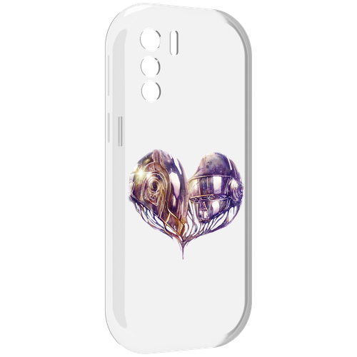 Чехол MyPads сердце абстракция для UleFone Note 13P задняя-панель-накладка-бампер