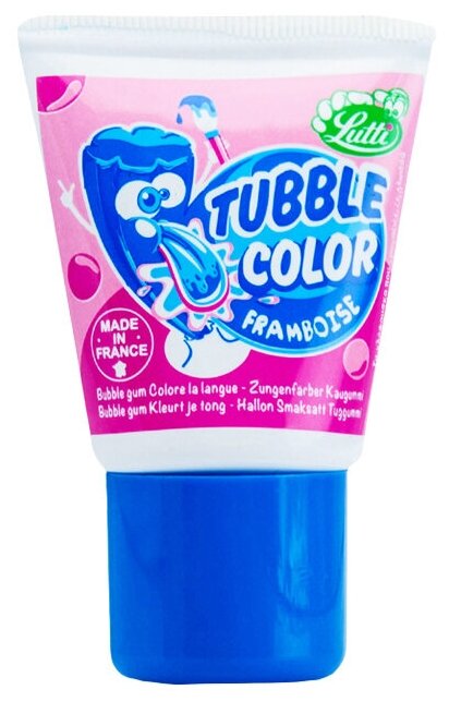 Жевательная резинка Lutti Tubble Gum Color (Франция), 35 г (3 шт) - фотография № 2