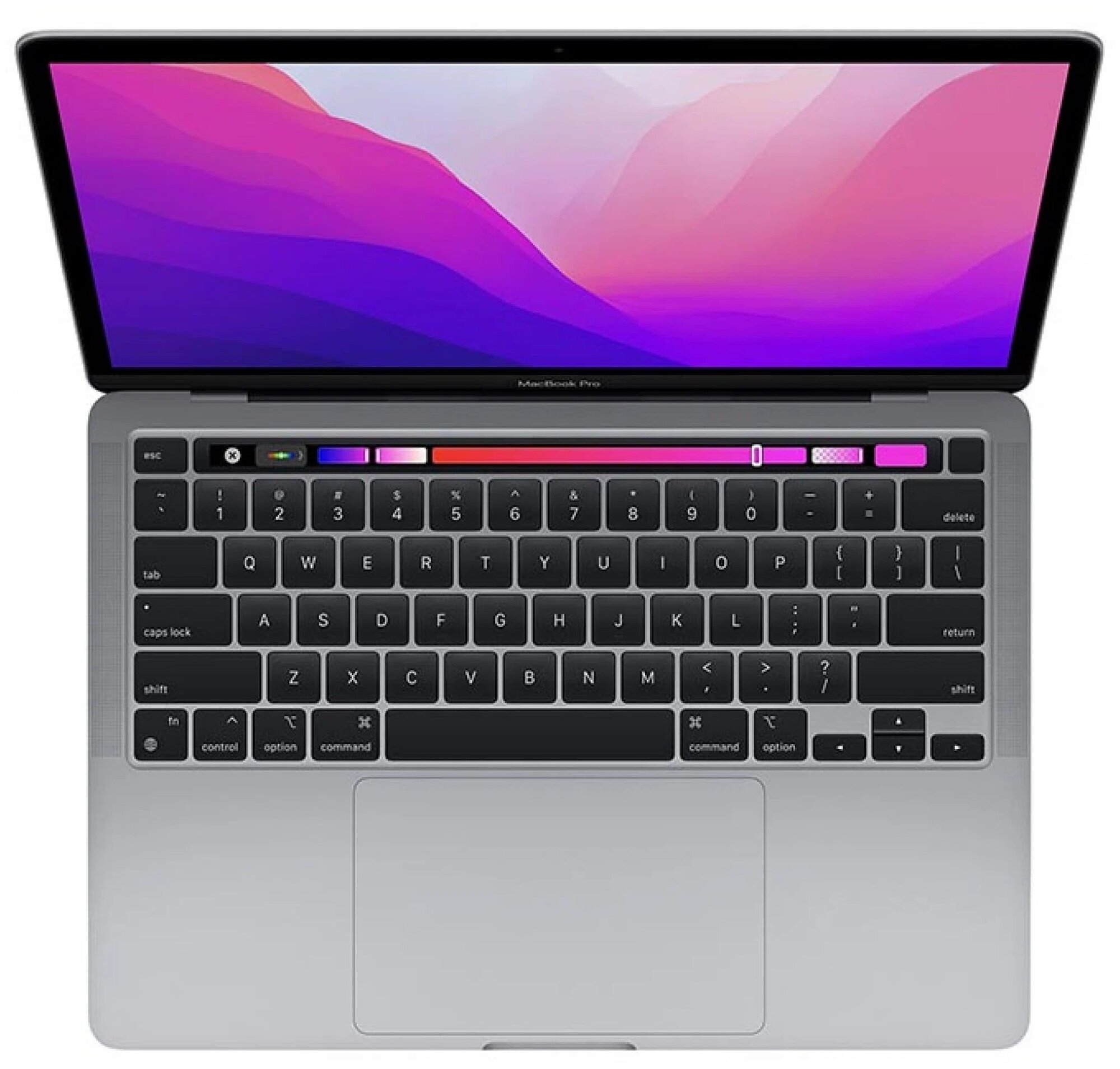 133 Ноутбук Apple MacBook Pro 13 early 2022 Apple M2 RAM 8 ГБ macOS серебристый