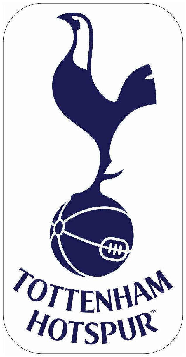 Наклейка виниловая цветная "tottenham-hotspur"