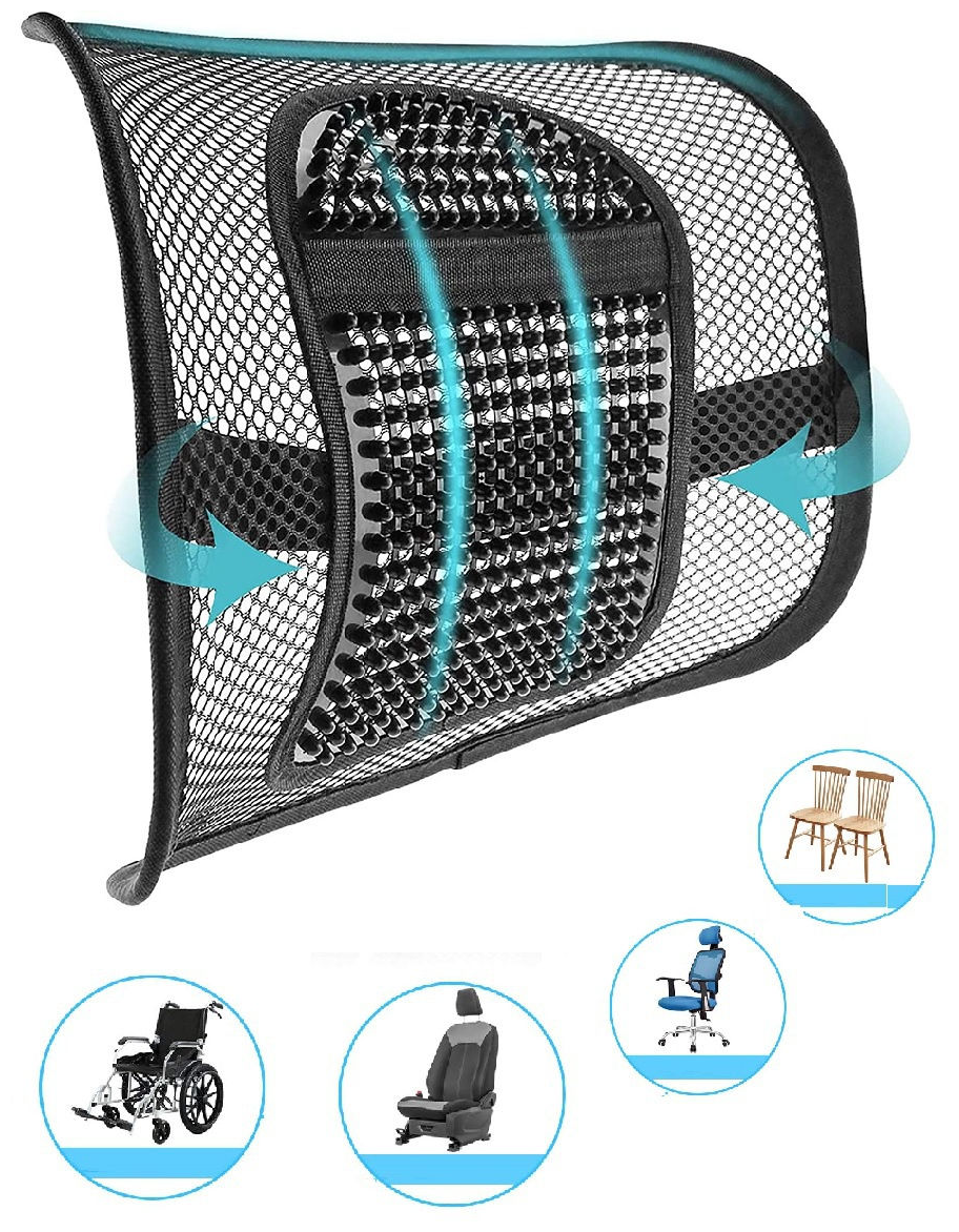 Ортопедическая подушка для сиденья авто корректор осанки поясничный упор на спинку кресла