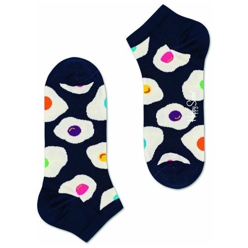 Низкие носки Eggs Sunny Side Up Low Sock с цветной яичницей 25, черный