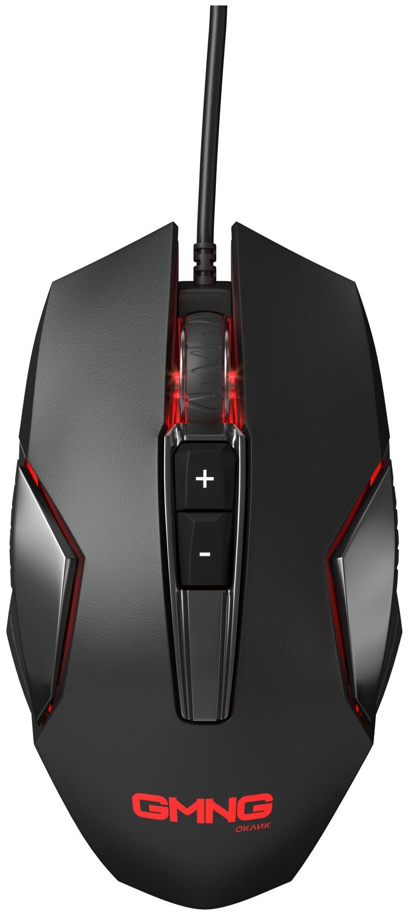 Мышь Оклик GMNG 710GM черный оптическая 3600dpi USB для ноутбука 8but 102500₽