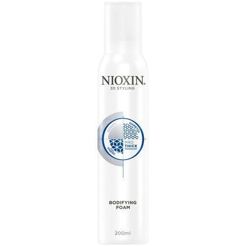 Nioxin 3D Styling Мусс для объема подвижной фиксации, 200 мл, 250 г