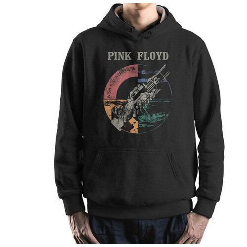 фото Толстовка / худи dream shirts pink floyd - wish you were here мужской черный 56 размер