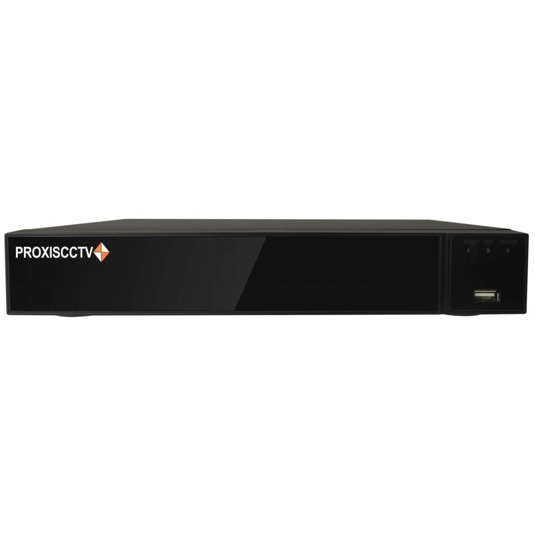 Видеорегистратор гибридный 4 канальный для камер видеонаблюдения, комплект с мышью, 8Мп, 1HDD, H.265. Proxiscctv: PX-XVR-C4K1 (BV)