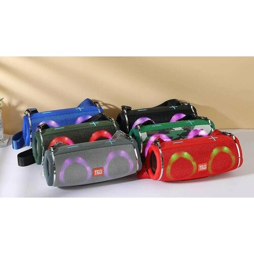 Беспроводная портативная Bluetooth колонка TG-642 с LED подсветкой 133000₽