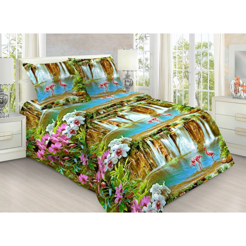 Комплект постельного белья 1,5 Спальный, наволочка 70х70-1шт, бязь, 