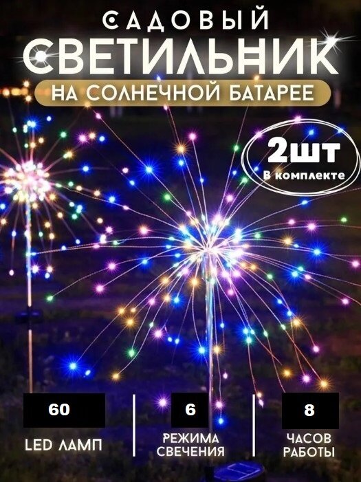 фото Уличный светильник Двухслойный медуза. Светильник светодиодный садовый медуза уличный фонарь для освещения дома сада и дачи