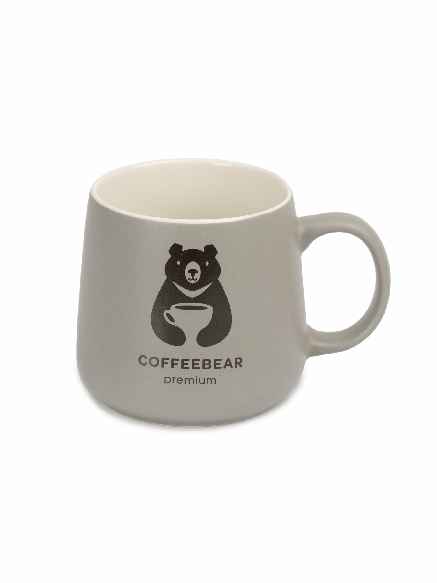 Кружка DOMENIK "COFFEE PET", фарфор, 360 мл, с ручкой, для СВЧ, мытье в посудомойке — фото 1