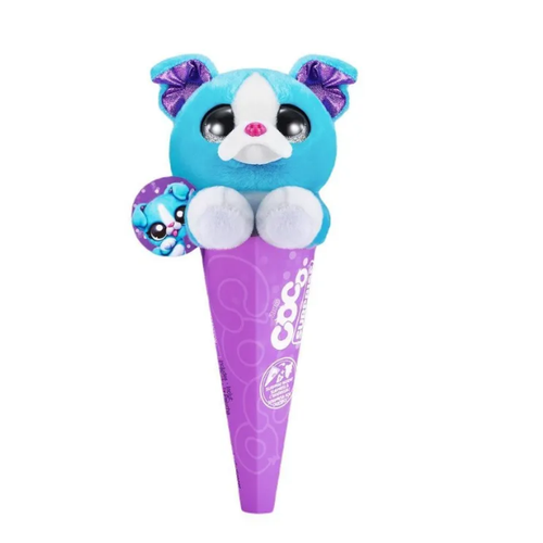 мягкая игрушка zuru лама с детенышем сюрпризом Zuru Coco Surprise Зверушка Poncho с сюрпризом 20 см 9601D