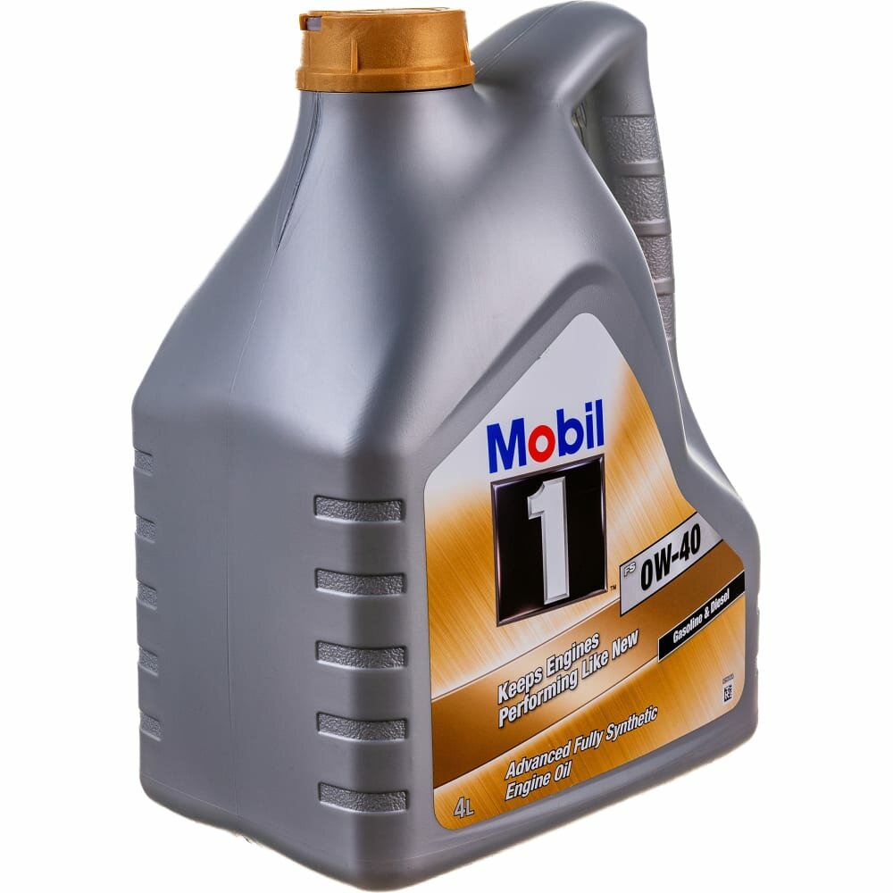 Синтетическое моторное масло MOBIL 1 FS 0W-40, 4 л