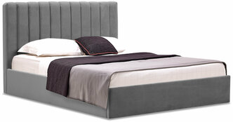 Двуспальная кровать Страйп 160х200, с подъемным механизмом, California 993