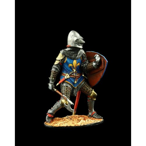 Оловянный солдатик: Французский рыцарь с топором,1350-70 гг.