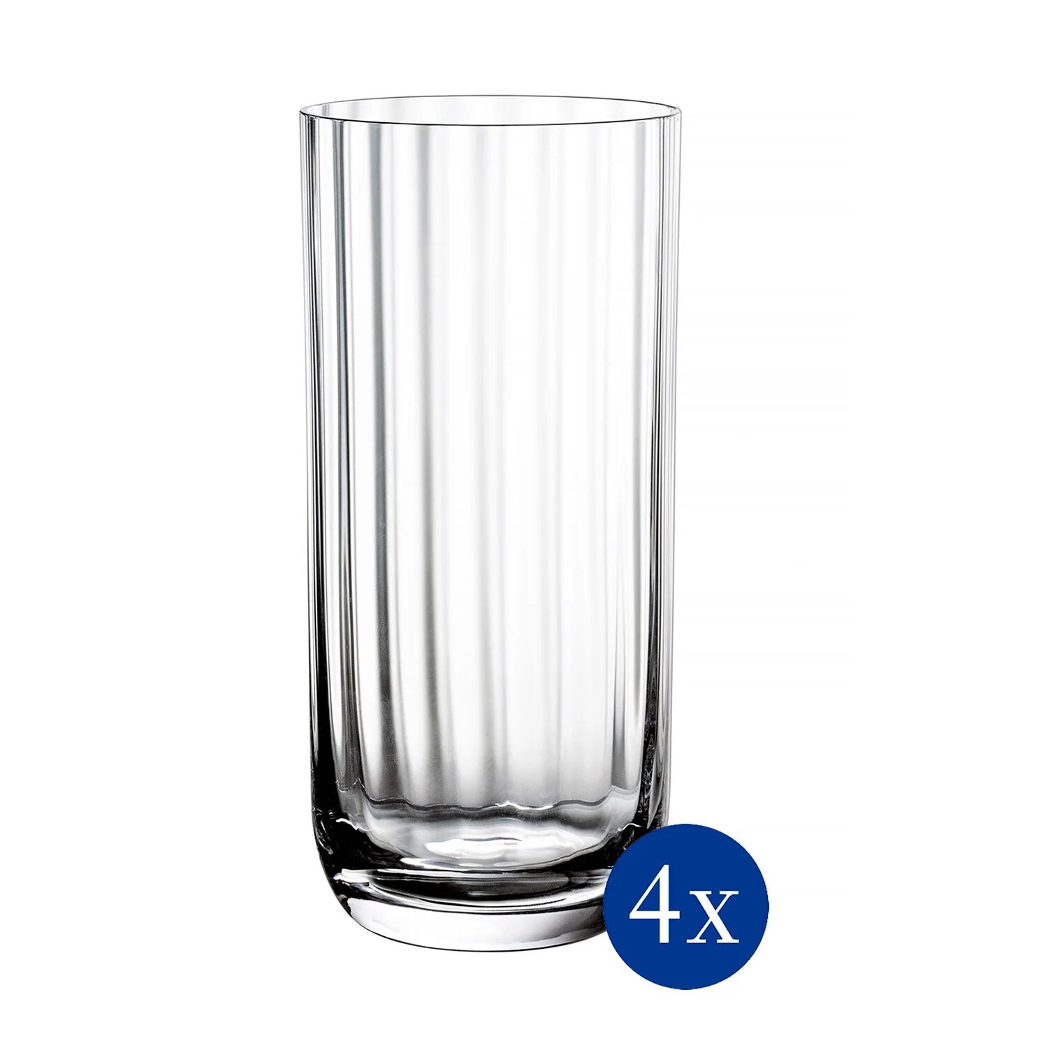 Набор стаканов Villeroy Boch Rose Garden Glass, хрустальное стекло, 450мл, 4шт