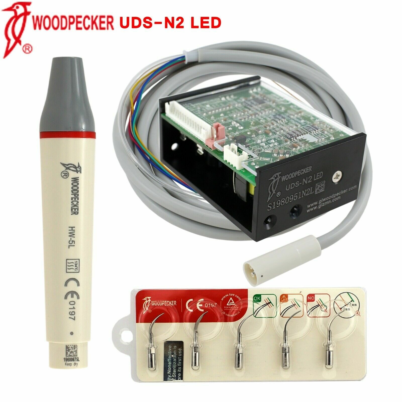 Ультразвуковой скалер встраиваемый Woodpecker UDS N2 LED