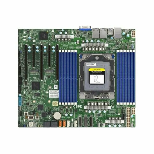 SuperMicro Материнская плата SuperMicro MBD-H13SSL-N-B AMD EPYC UP platform with socket SP5 CPU, SoC, 12x Bulk H13SSL-N supermicro mbd x11dpi n b серверная материнская плата x11dpi n motherboard dual socket p lga 3647 supported cpu tdp support 205w 2 upi up to 10 4