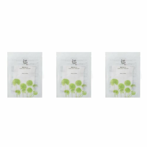 BEAUTY OF JOSEON Успокаивающая тканевая маска для лица Centella Asiatica Calming Mask (3 шт)