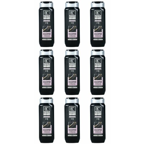 Beauty collection Шампунь для восстановления поврежденных волос, 400 мл, 9 шт