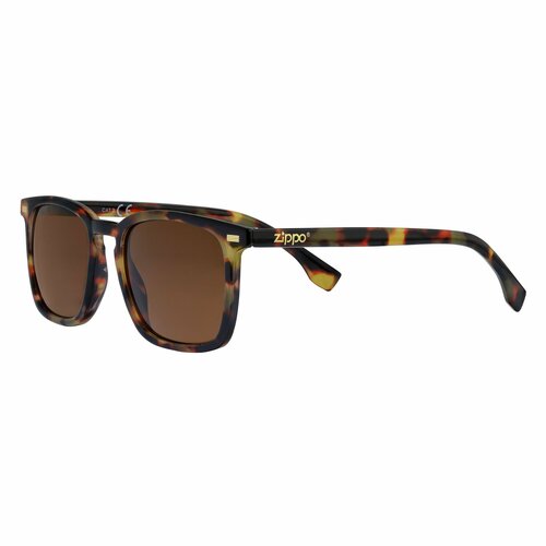 Солнцезащитные очки Zippo Солнцезащитные очки Zippo, коричневый, коричневый солнцезащитные очки zippo коричневый