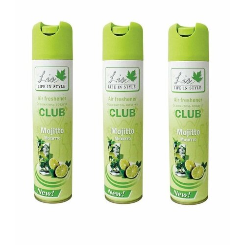 Lis Освежитель воздуха Мохито 300 мл 3 штуки 644₽
