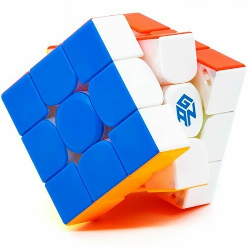 скоростной магнитный кубик рубика gan 3x3x3 mg3 magnetic цветной пластик Скоростной магнитный Кубик Рубика Gan 3x3x3 Mini M Pro / Головоломка для подарка / Цветной пластик