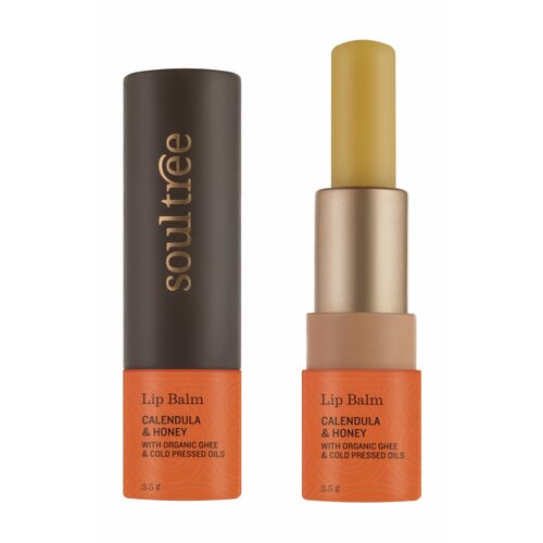 SOULTREE Calendula & Honey Lip Balm Бальзам для губ с календулой и медом, 3,5 г