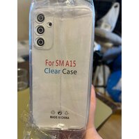 Ультратонкий силиконовый чехол Premium для телефона Samsung Galaxy A15/ Самсунг Гэлакси А 15 с дополнительной защитой камеры (Прозрачный)