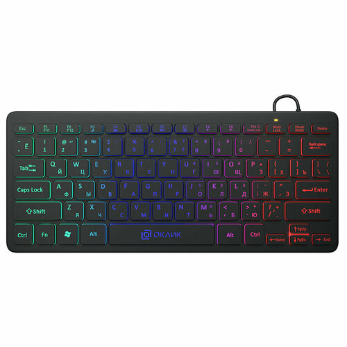 Клавиатура Oklick 300S Black USB 76100₽