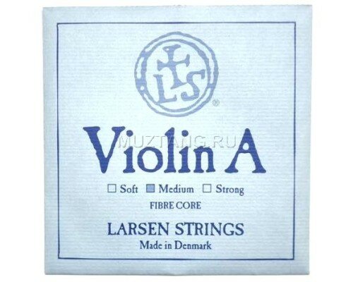 LARSEN Original струна A (Ля) для скрипки 4/4, среднее натяжение, алюминий