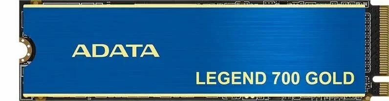 SSD накопитель A-Data Legend 700 Gold SLEG-700G-512GCS-S48 512ГБ, M.2 2280, PCIe 3.0 x4, NVMe, M.2