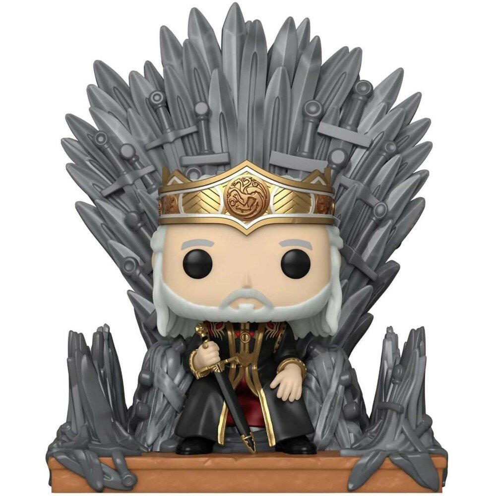 Фигурка Funko Game of Thrones: House of the Dragon - POP! Deluxe - Viserys on the Iron Throne 76470