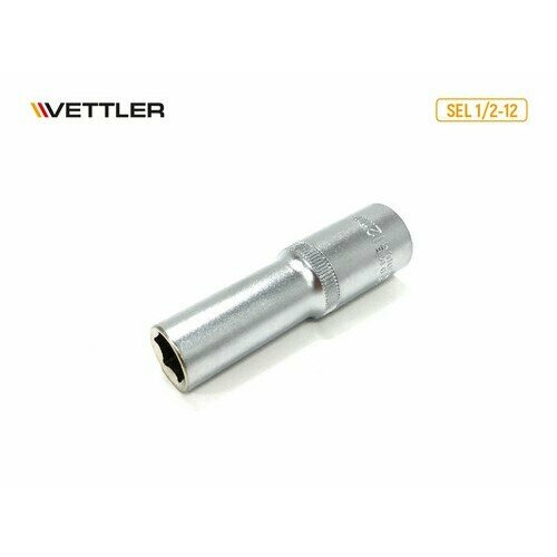 vettler головка 6 гранная глубокая 1 2dr 14 мм vettler VETTLER Головка 6-гранная глубокая 1/2DR 12 мм (VETTLER)